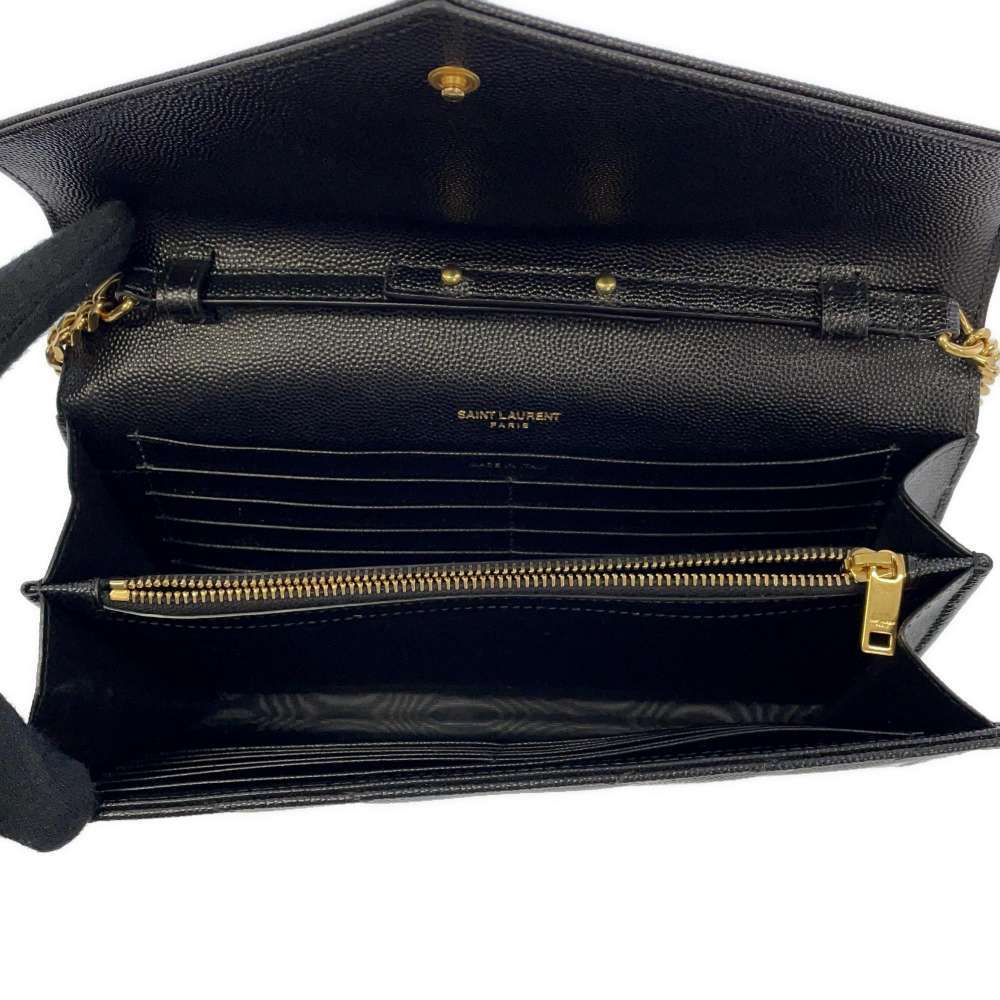Saint Laurent Paris Chain Wallet Monogram Crossbody YSL Black - Picture 4 of 9